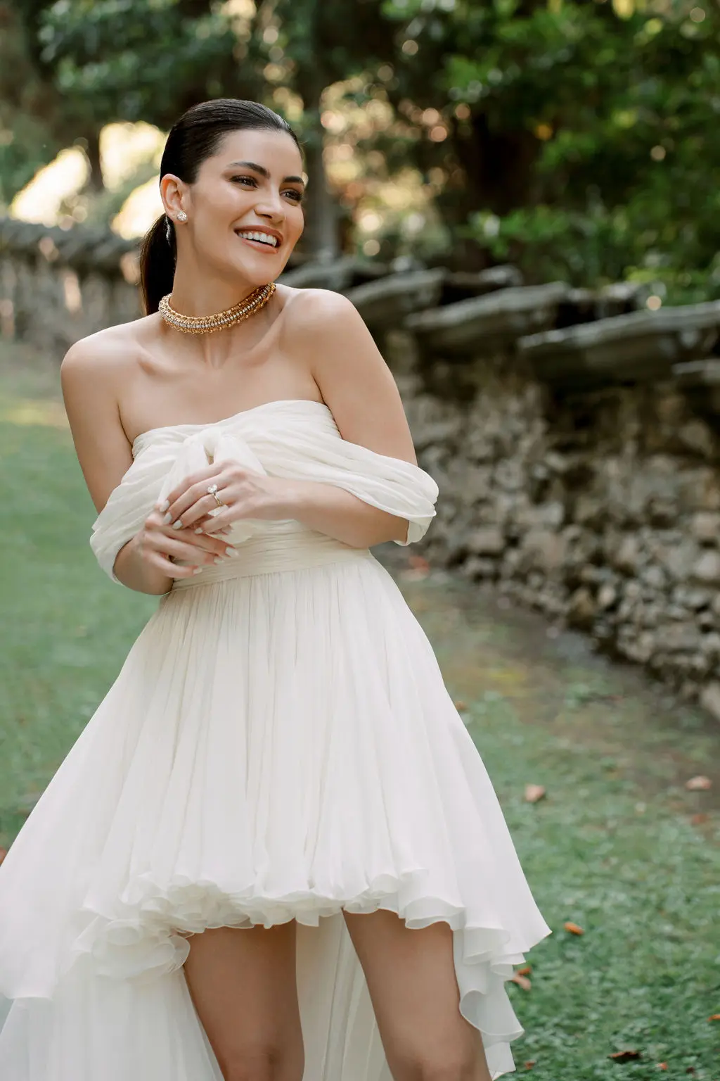 Bruna and Manoel, Villa Erba white party photograph 8