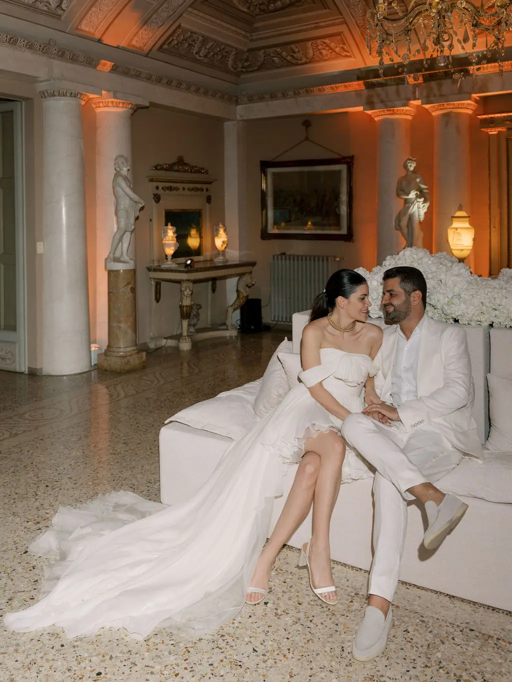 Bruna and Manoel, Villa Erba white party photograph 32