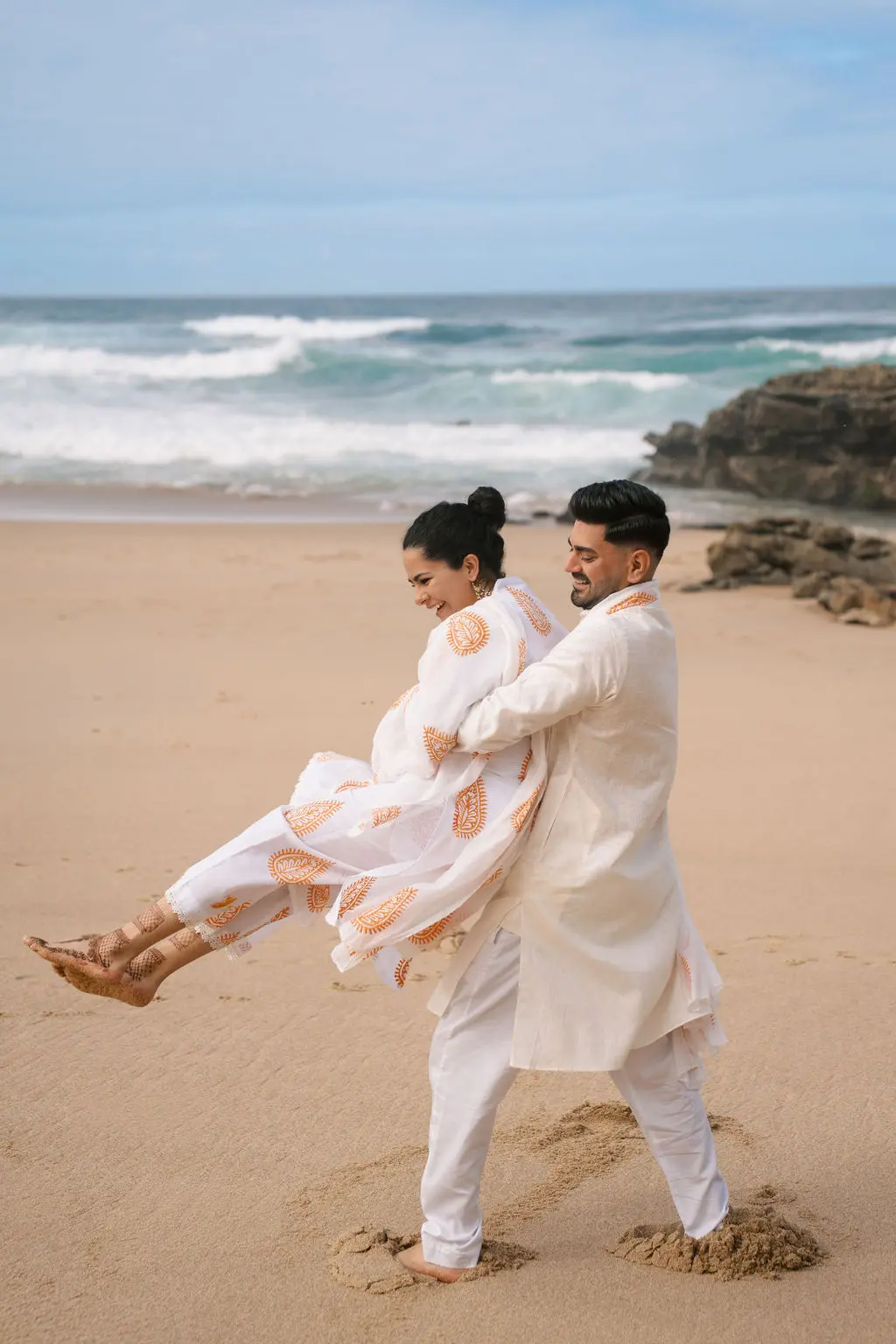 Diksha and Naman during their wedding celebration