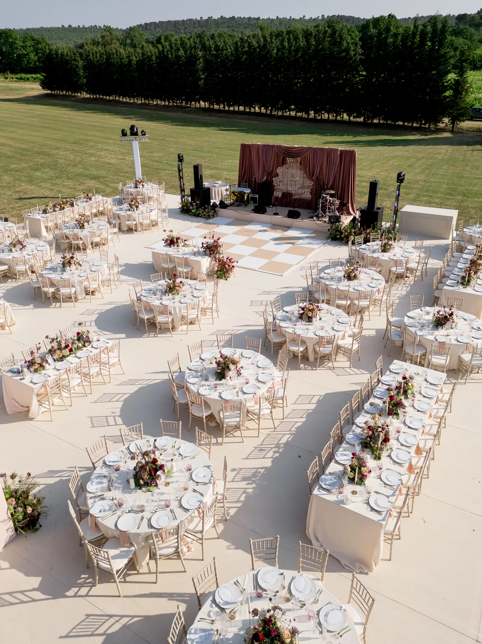 Kenne and Ugo, château wedding photograph 1
