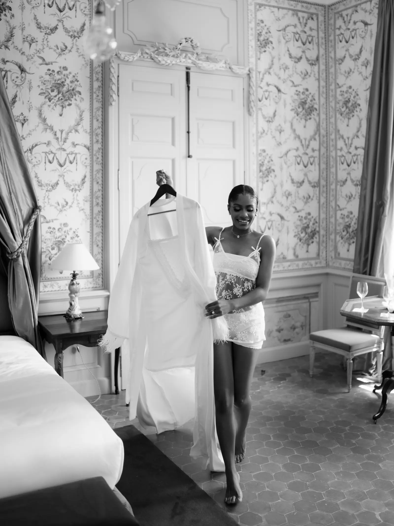 Kenne and Ugo, château wedding photograph 7