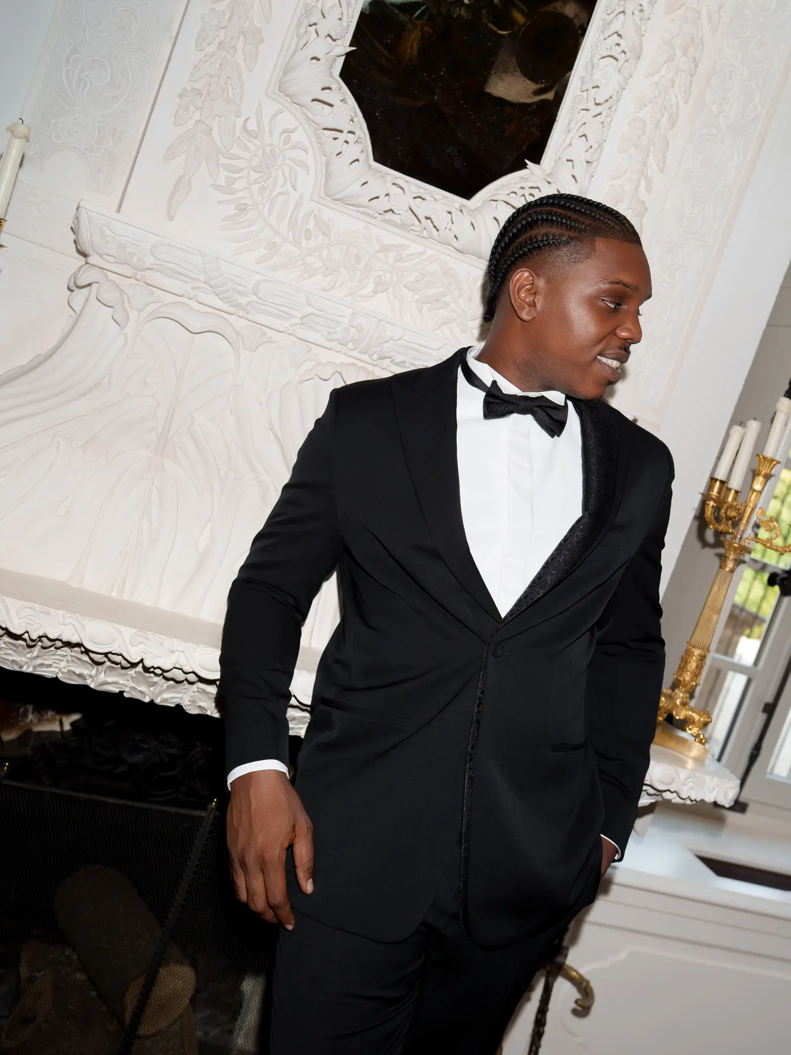 Kenne and Ugo, château wedding photograph 22