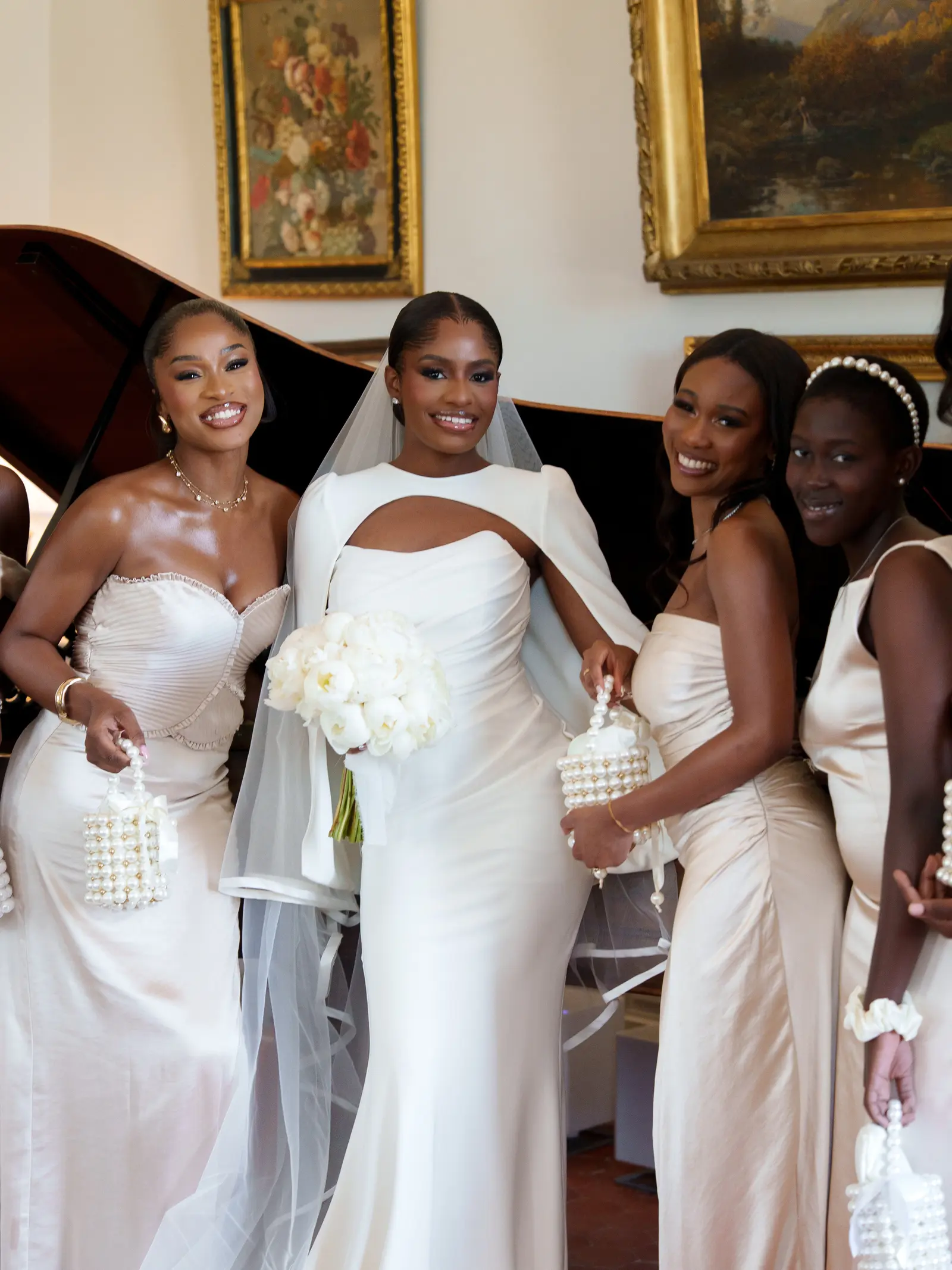 Kenne and Ugo, château wedding photograph 23