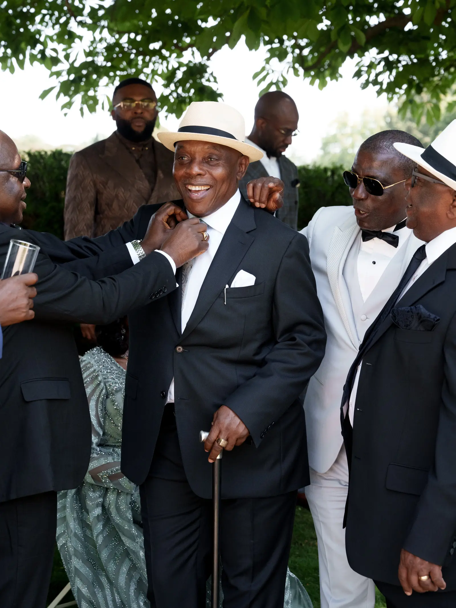 Kenne and Ugo, château wedding photograph 47