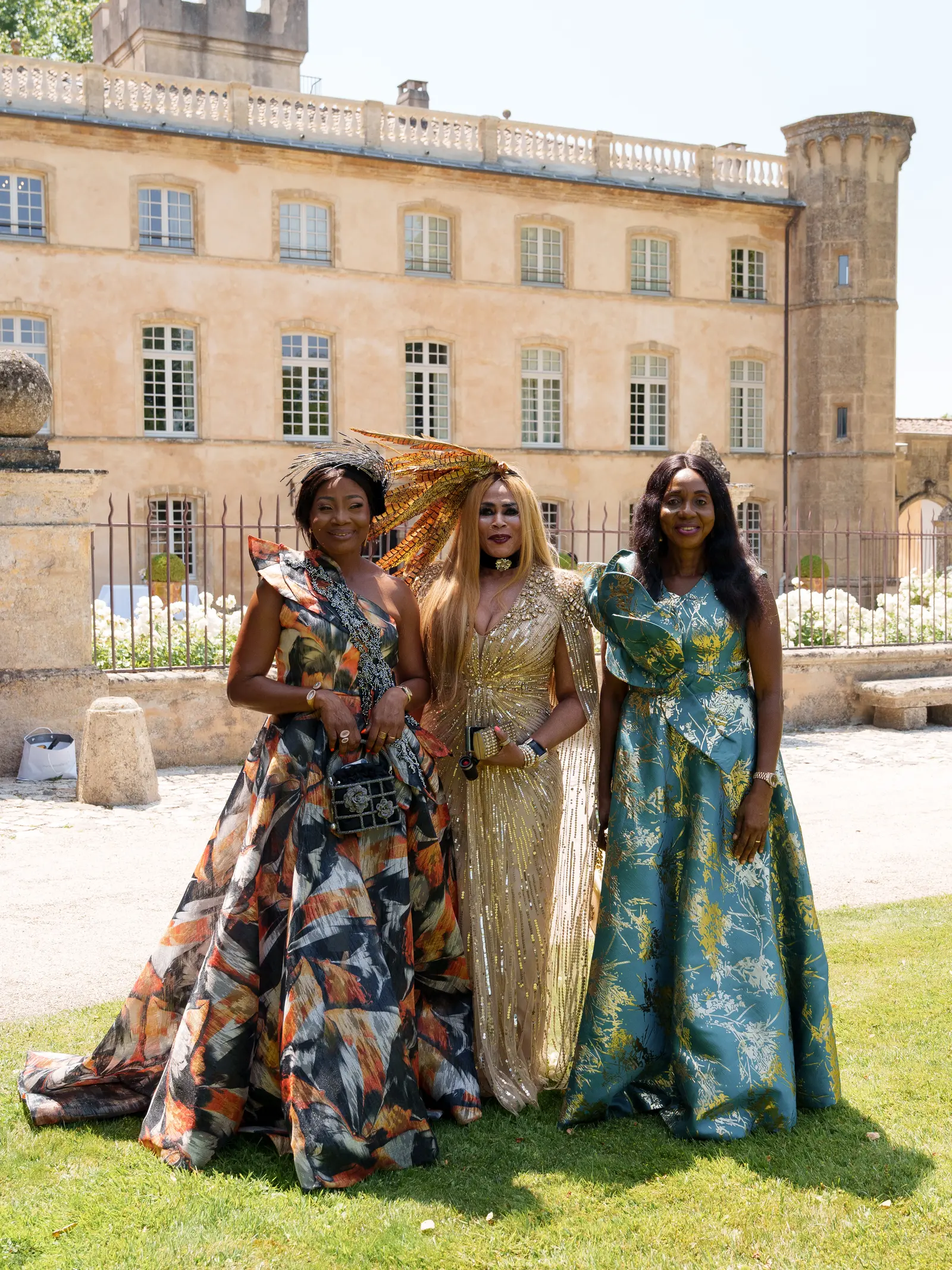 Kenne and Ugo, château wedding photograph 48