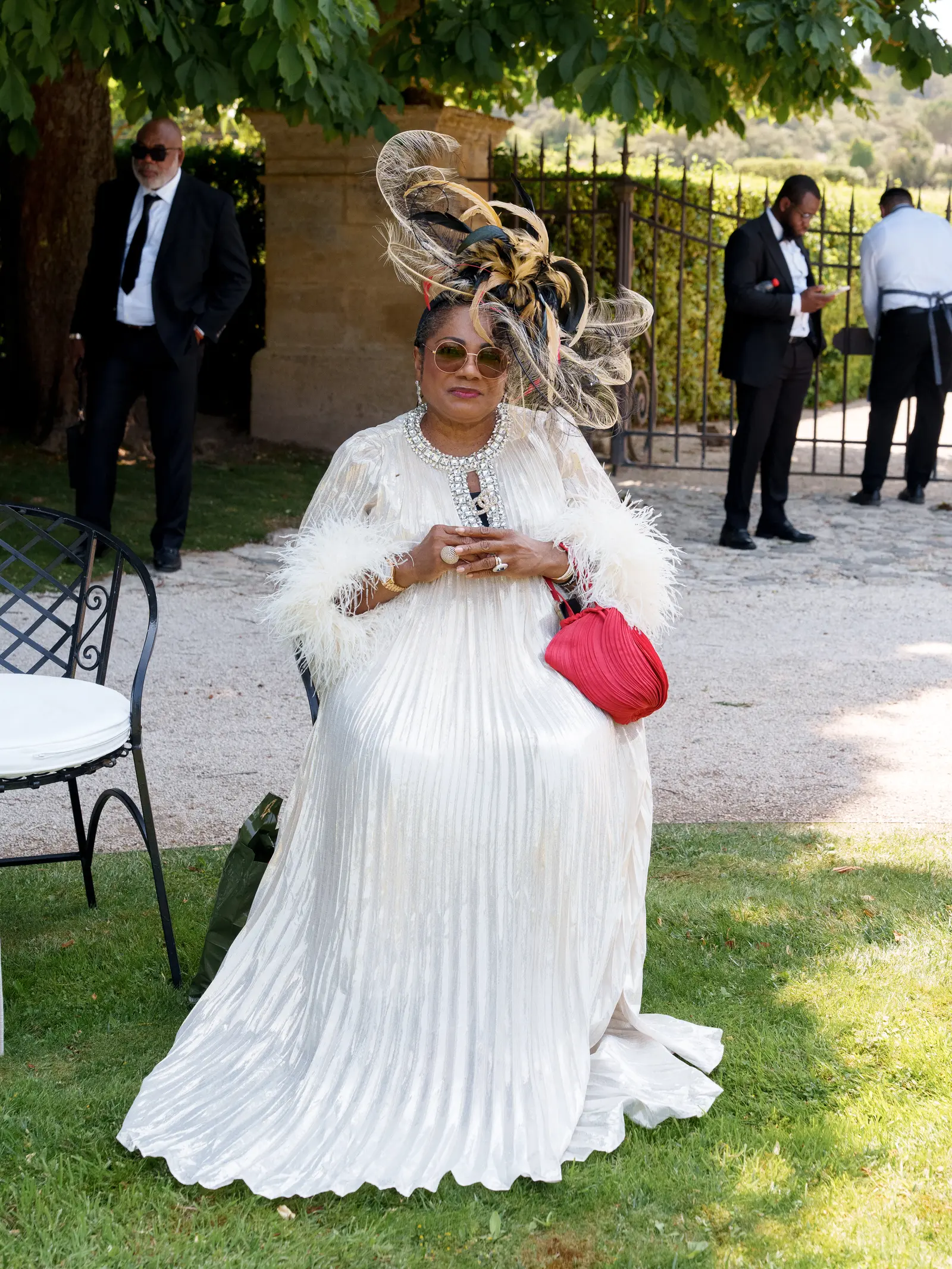 Kenne and Ugo, château wedding photograph 50
