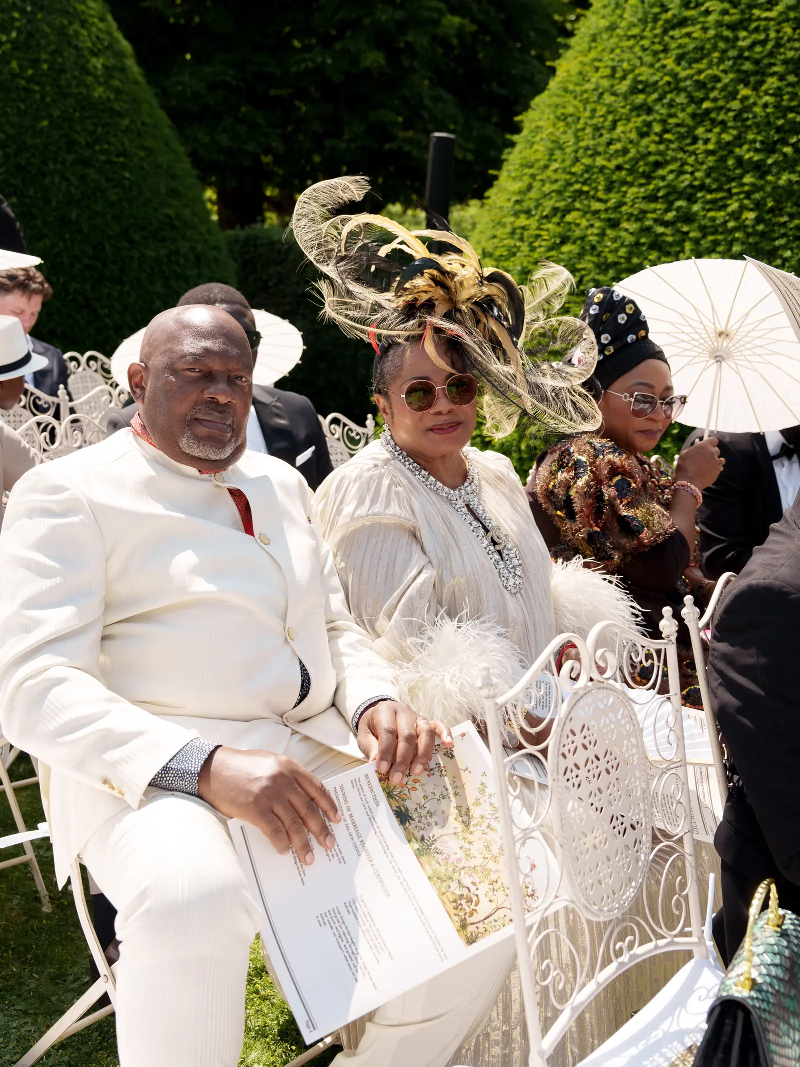 Kenne and Ugo, château wedding photograph 52