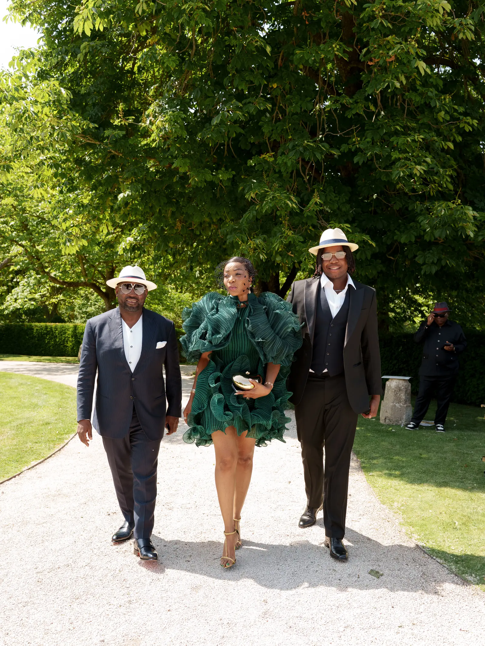 Kenne and Ugo, château wedding photograph 55