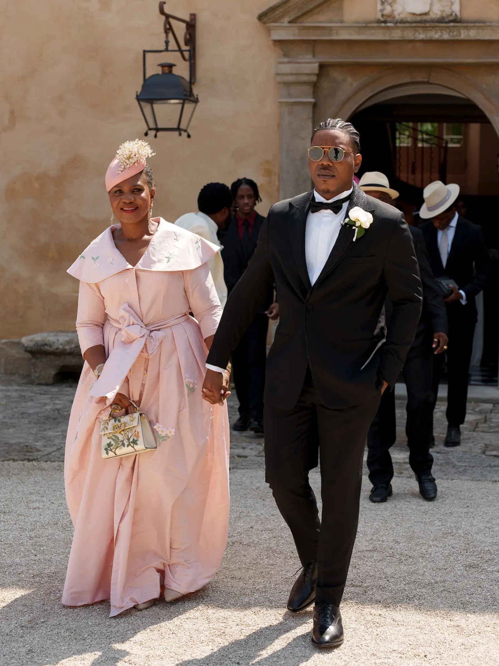 Kenne and Ugo, château wedding photograph 58