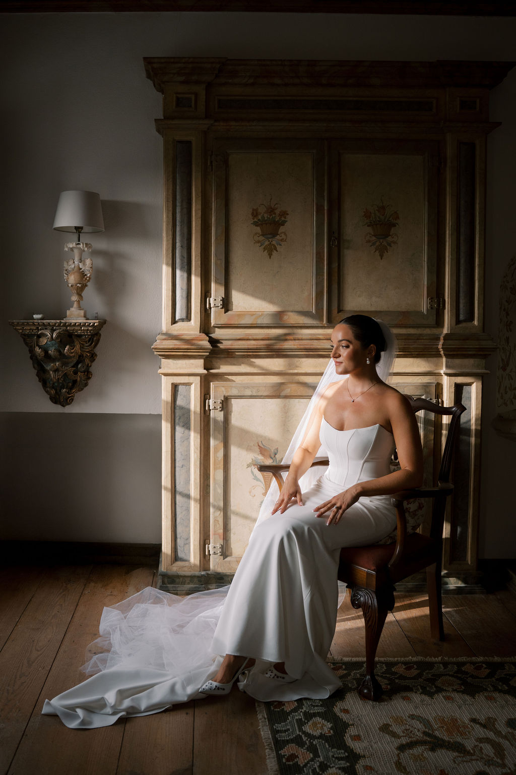 Warm wedding portrait in Portugal