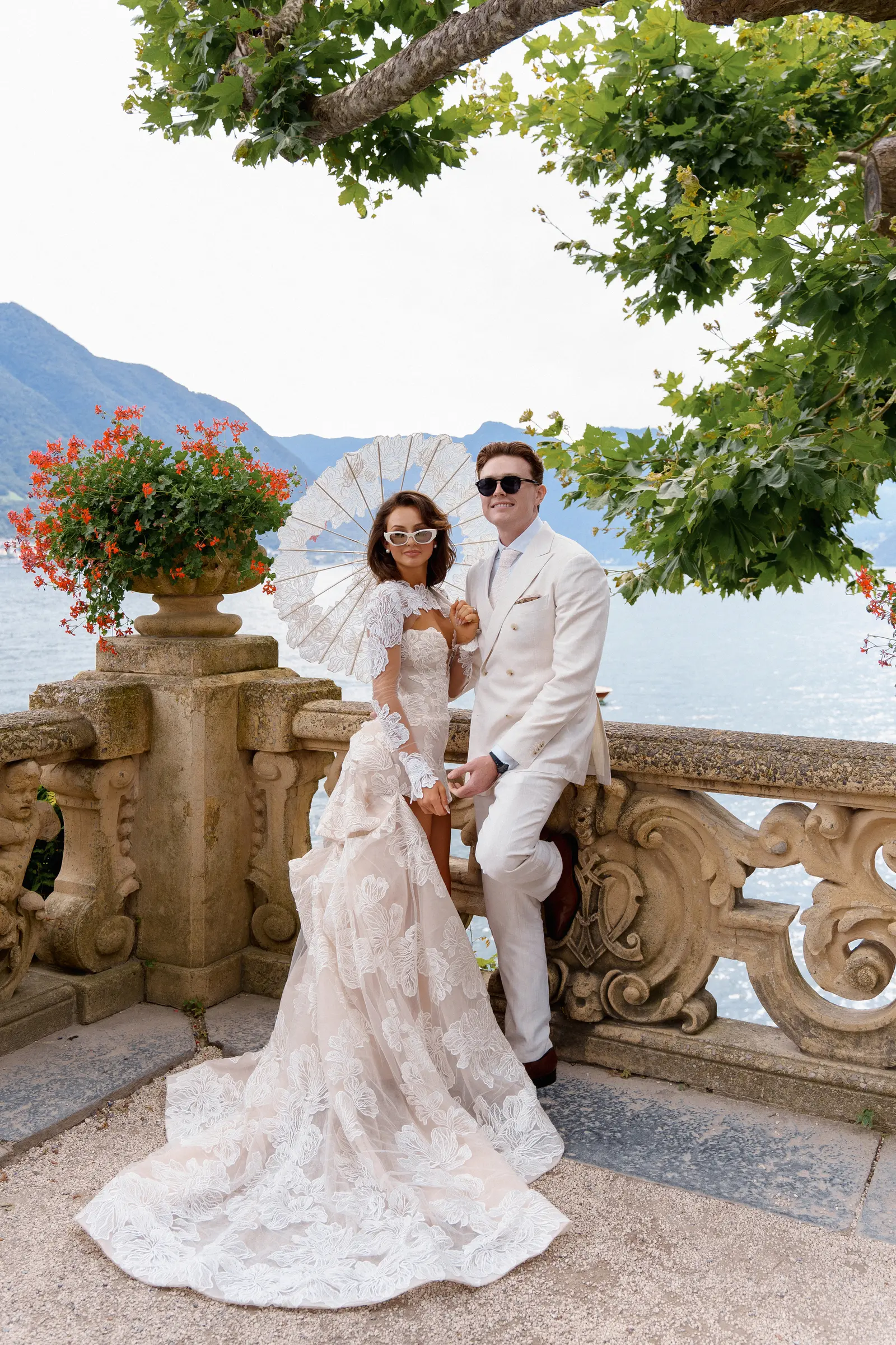 Rose and Hunter's Lake Como celebration, photograph 2