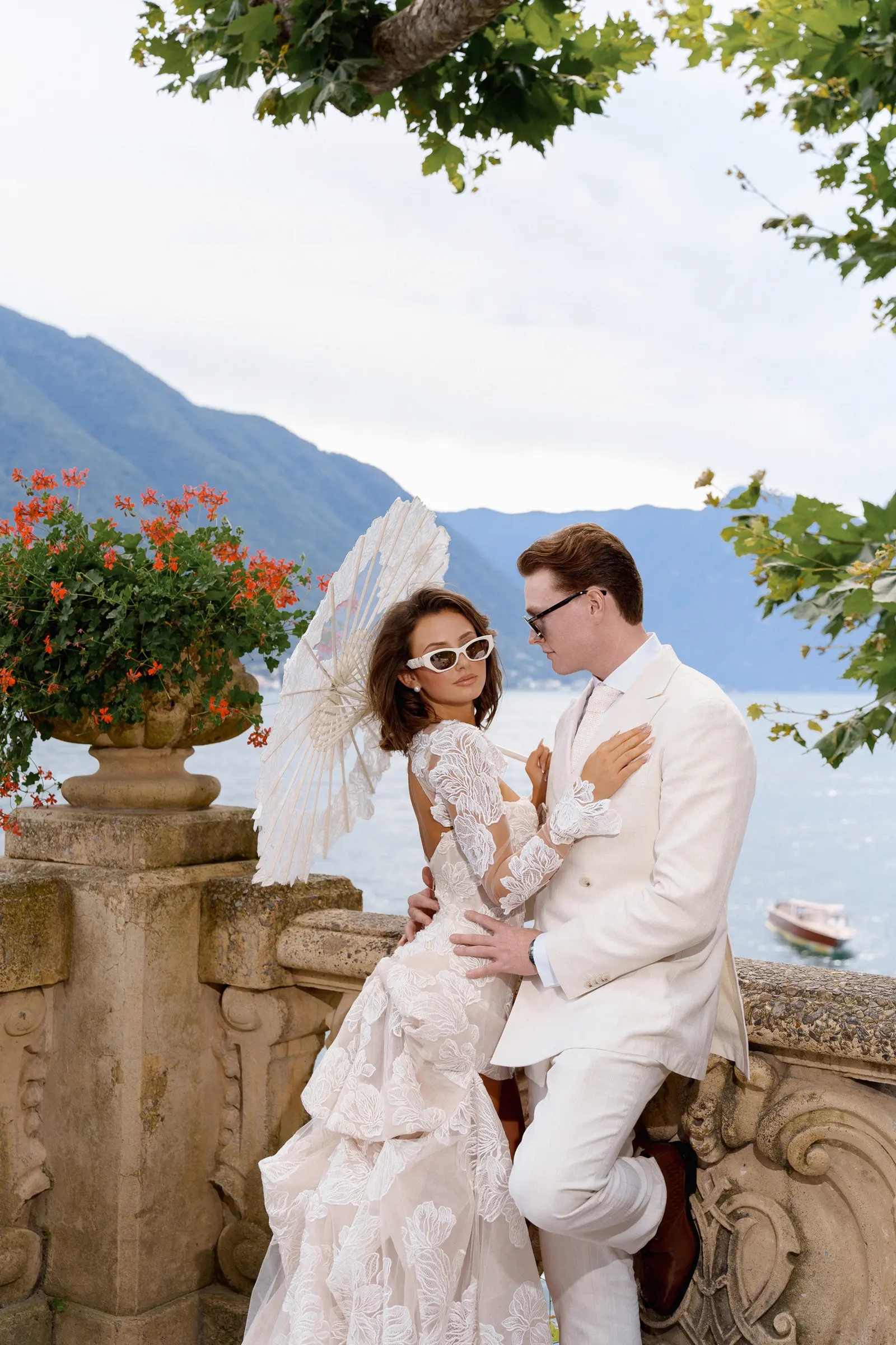 Rose and Hunter's Lake Como celebration, photograph 9