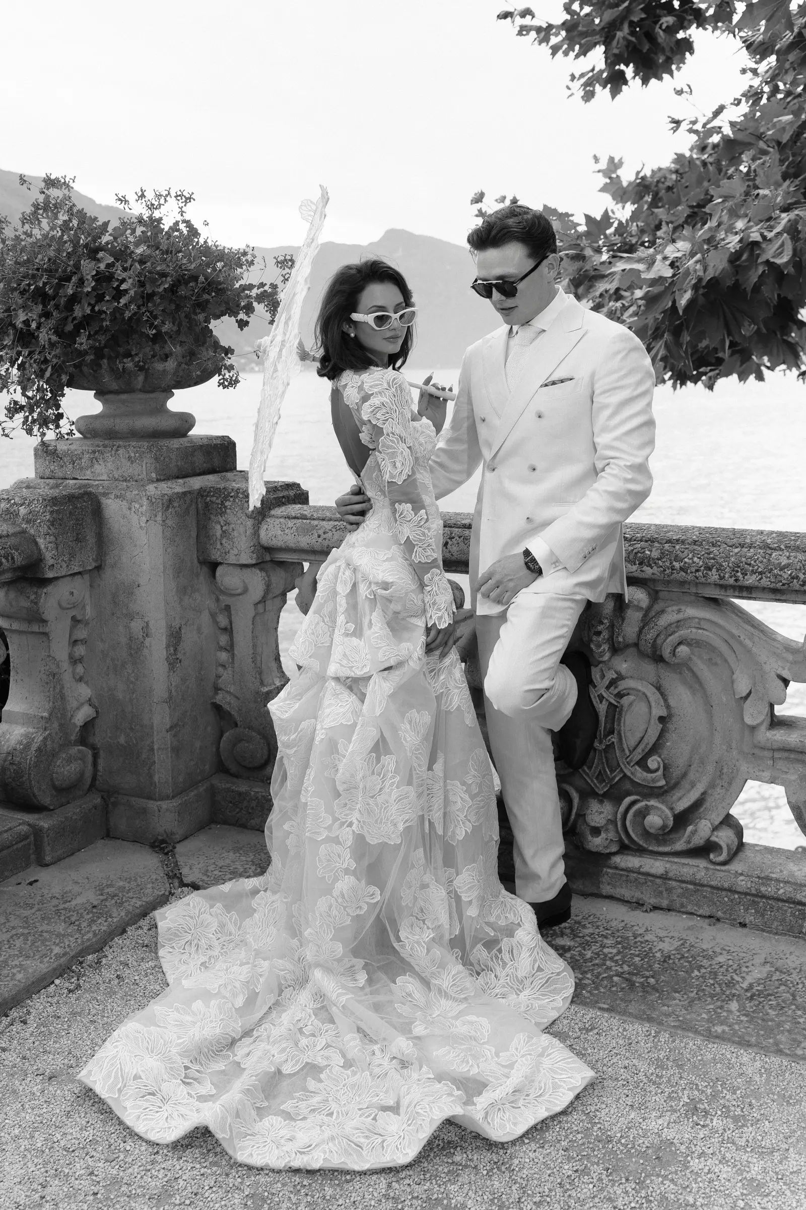 Rose and Hunter's Lake Como celebration, photograph 13