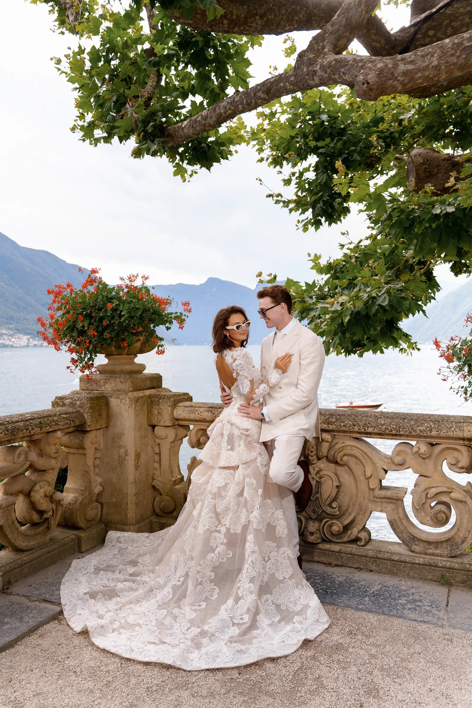 Rose and Hunter's Lake Como celebration, photograph 15