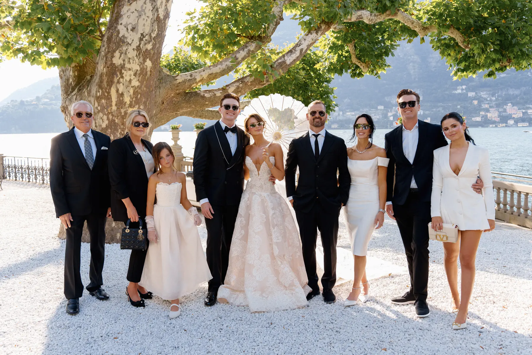 Rose and Hunter's Lake Como celebration, photograph 21