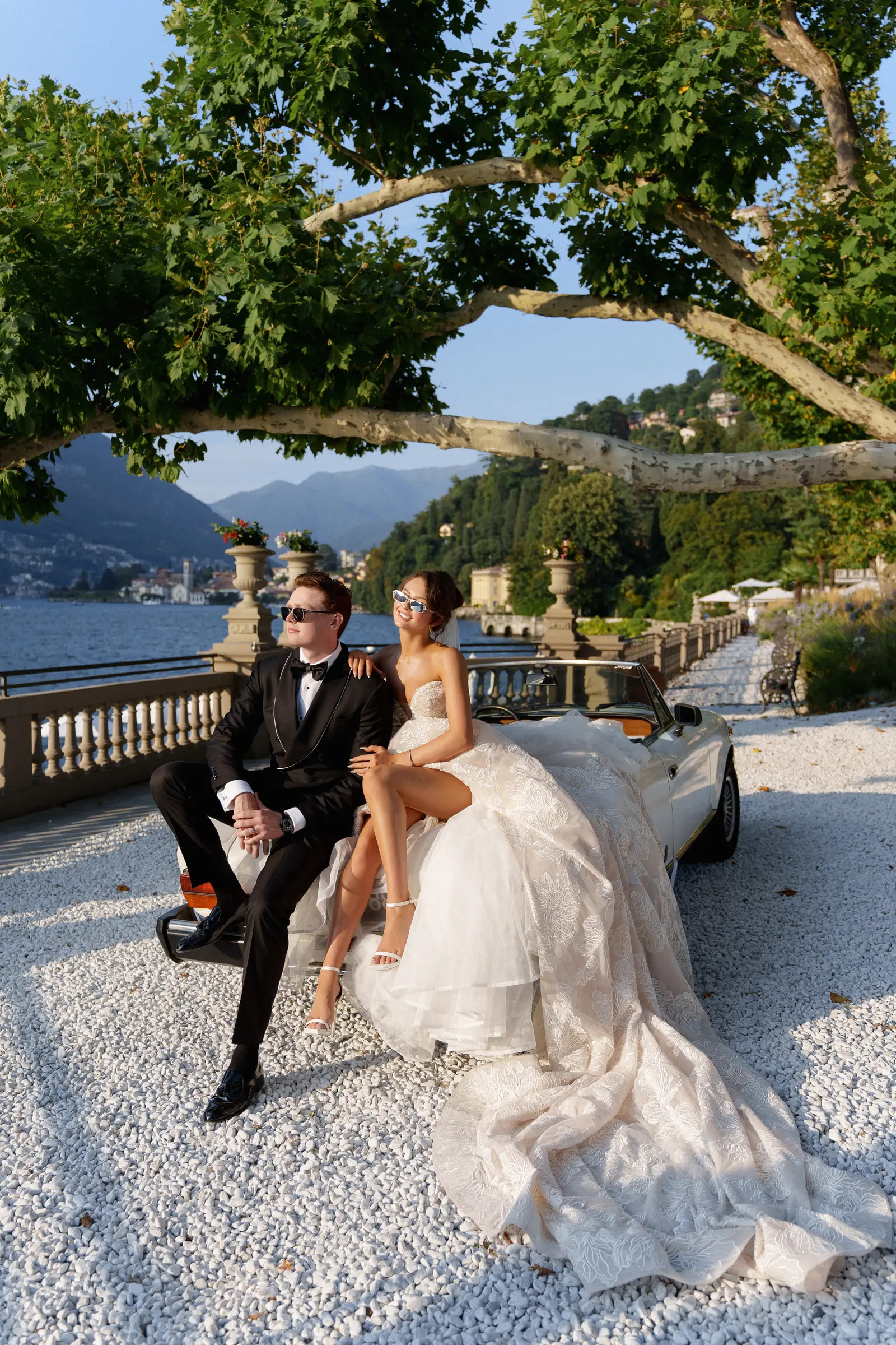 Rose and Hunter's Lake Como celebration, photograph 43